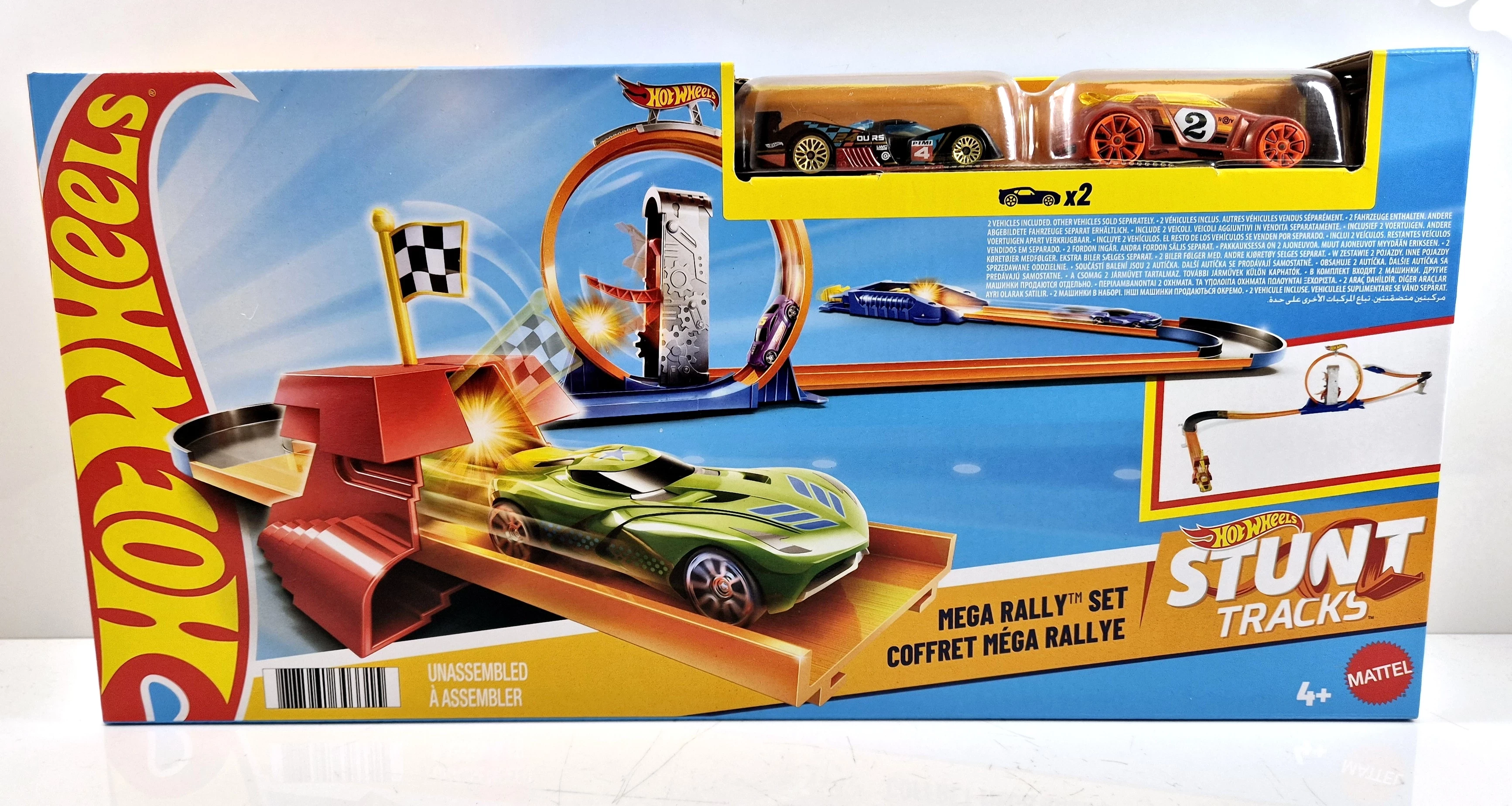 TOR SAMOCHODOWY MATTEL HOT WHEELS PĘTLA MEGA RALLY Samochody i