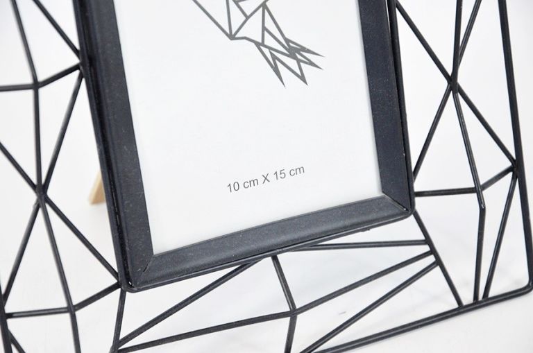 RAMKA CZARNA JYSK GEOMETRYCZNA 10X15