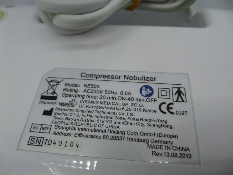INHALATOR INSANIX MEDICAL NE503