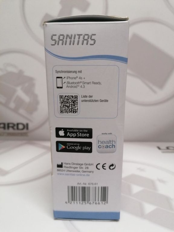 SMARTWATCH SANITAS SAS 75 USZKODZONY