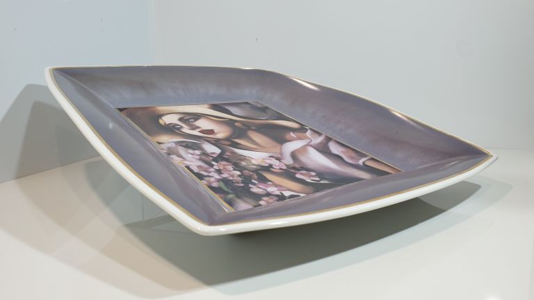 TAMARA ŁEMPICKA PLAKIETA WISZĄCA GOEBEL