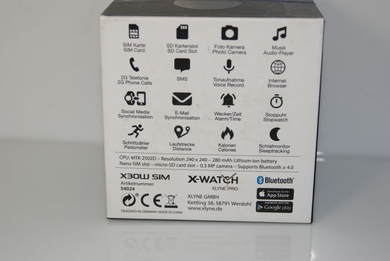 SMARTWATCH X-WATCH X30W CZARNY