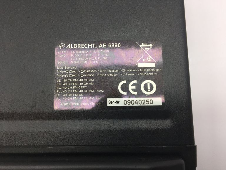 RADIO CB ALBRECHT AE6890 OKAZJA!!!