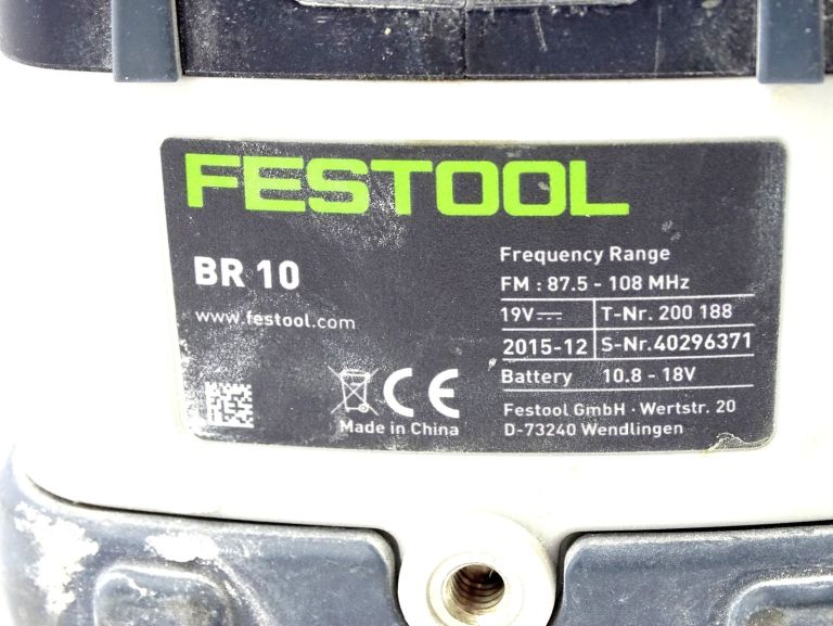 RADIO BUDOWLANE FESTOOL SYSROCK BR 10 + ZASILACZ