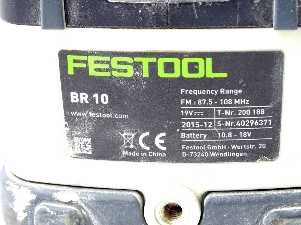 radio-budowlane-festool-sysrock-br-10-zasilacz-uszkodzony-nie