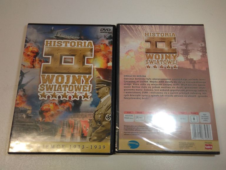 HISTORIA II WOJNY ŚWIATOWEJ NA DVD KOMPLET 64SZT.