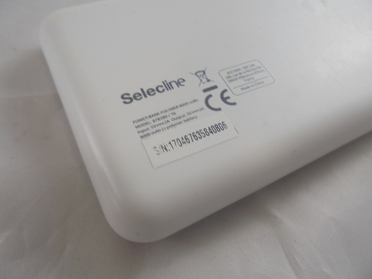 powerbank-selecline-8000mah-kolor-bialy