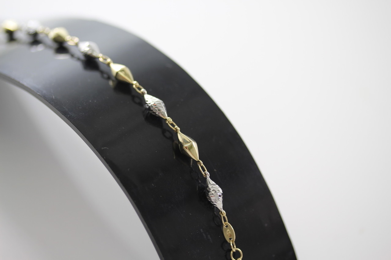 zlota-bransoletka-sopelki-2-kolory-pr585-328g-kolor-dominujacy-zloty