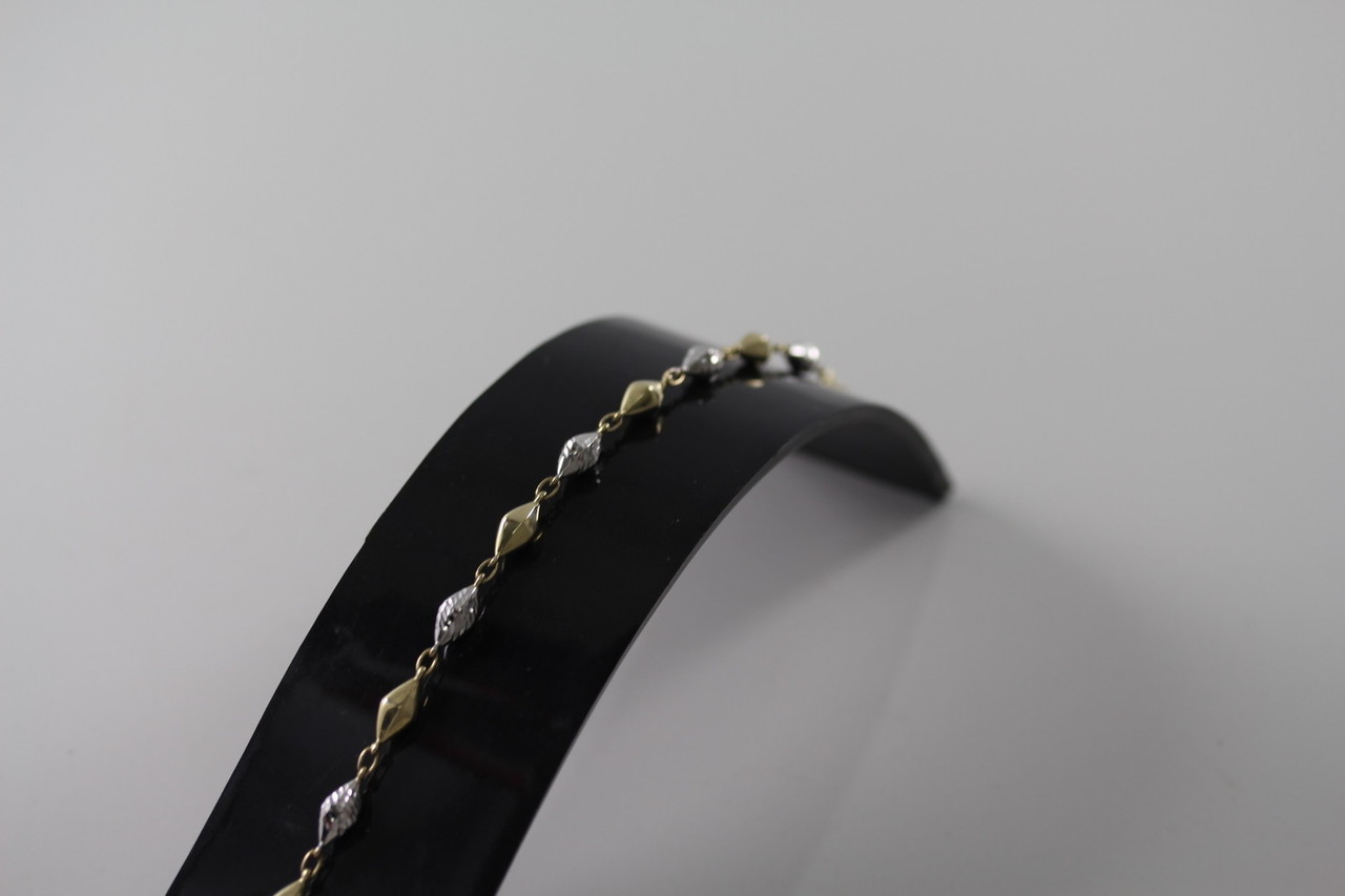 zlota-bransoletka-sopelki-2-kolory-pr585-328g-kamien-bez-kamienia