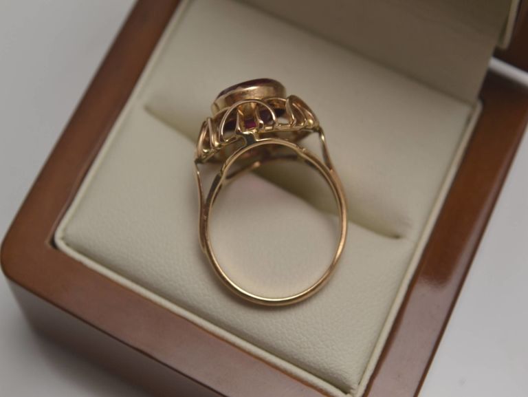 zloty-pierscionek-z-czerwonym-kamieniem-pr585-14-kamien-inny-kamien