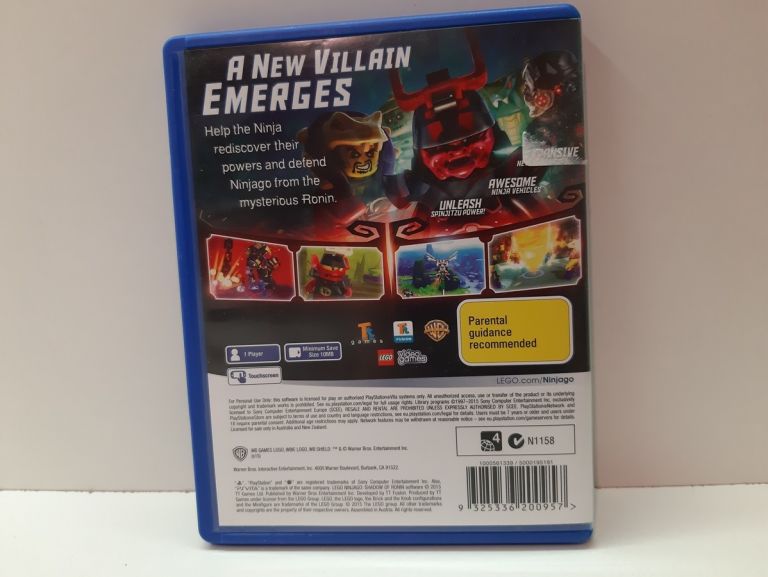 GRA PS VITA NINJAGO SHADOW OF RONIN