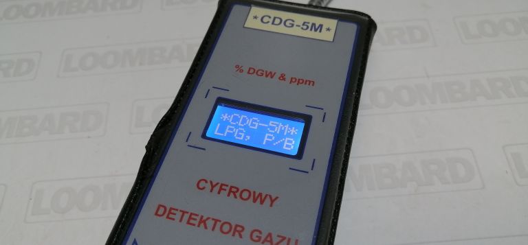 DETEKTOR CZUJNIK GAZU CDG-5M GAZ WYBUCHOWY + CZAD