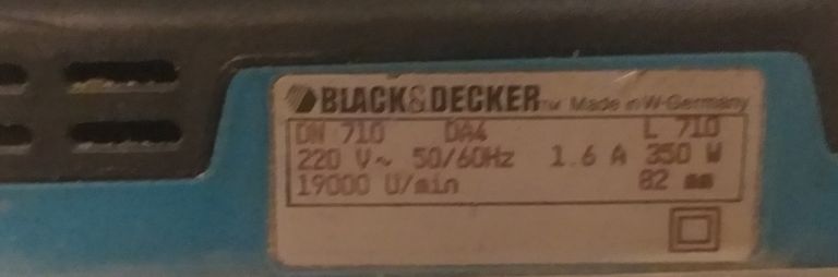 STRUG BLACK DECKER DN710