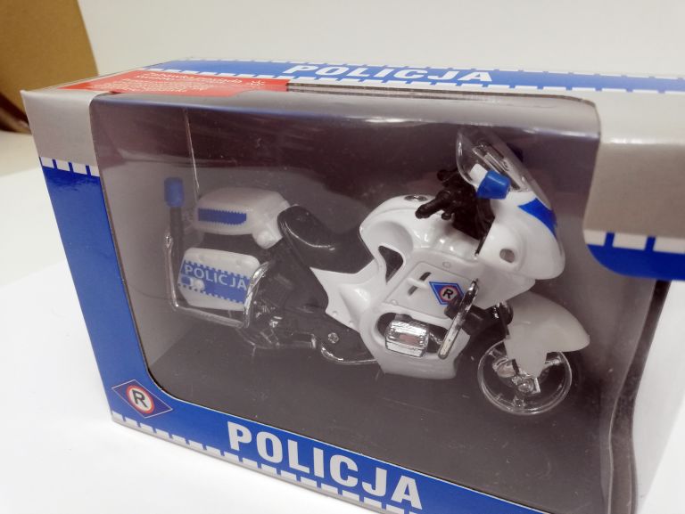 MOTOCYKL KOL. POLICJA