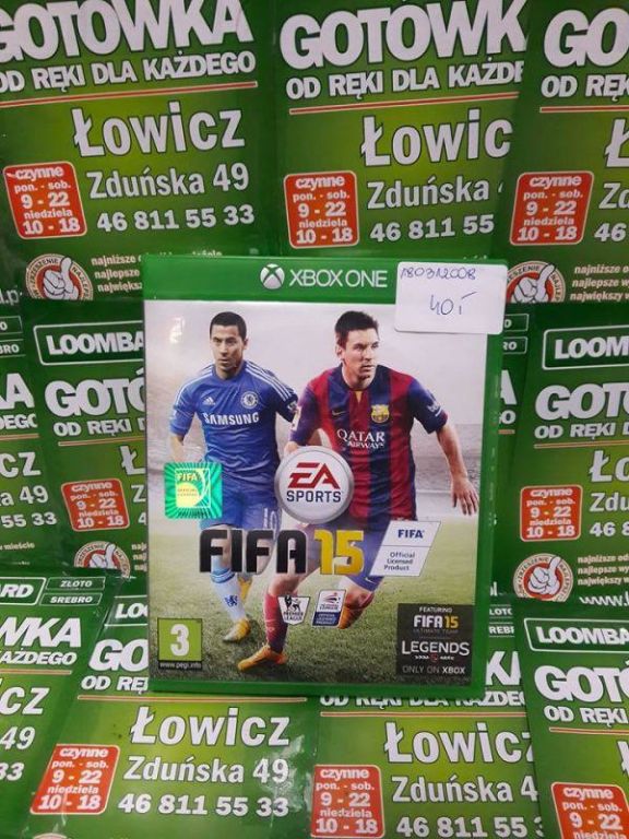 GRA XBOX ONE FIFA 15