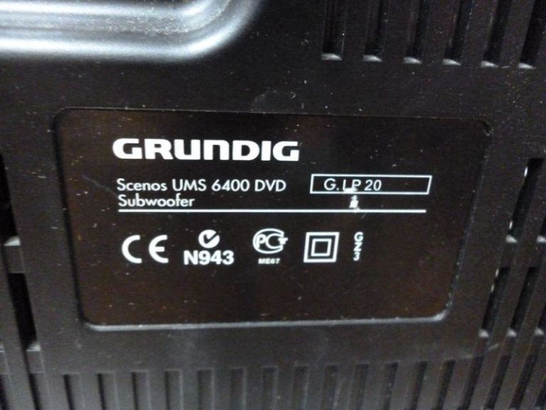 KINO DOMOWE GRUNDIG UMS 6400 DVD SUBWOOFER