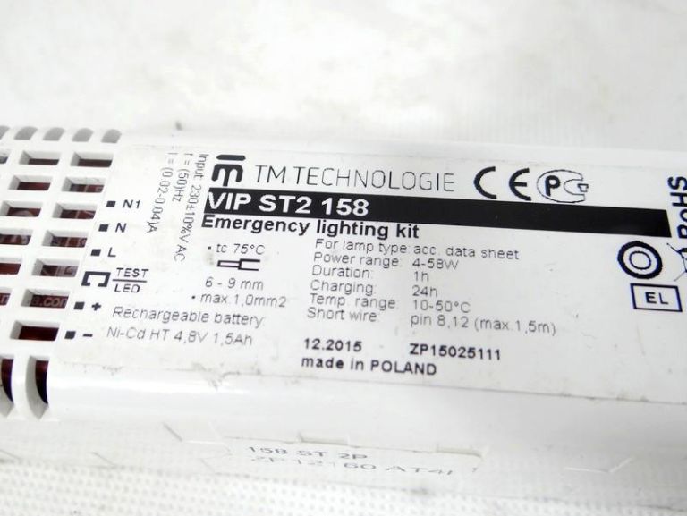 MODUŁY AWARYJNE VIP 158 ST 1H DO KVG I EVG 35 SZT