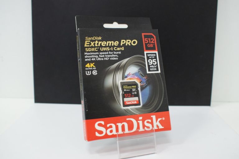 SANDISK EXTREME PRO SDXC 512GB 95MB/S OD LOOMBARD