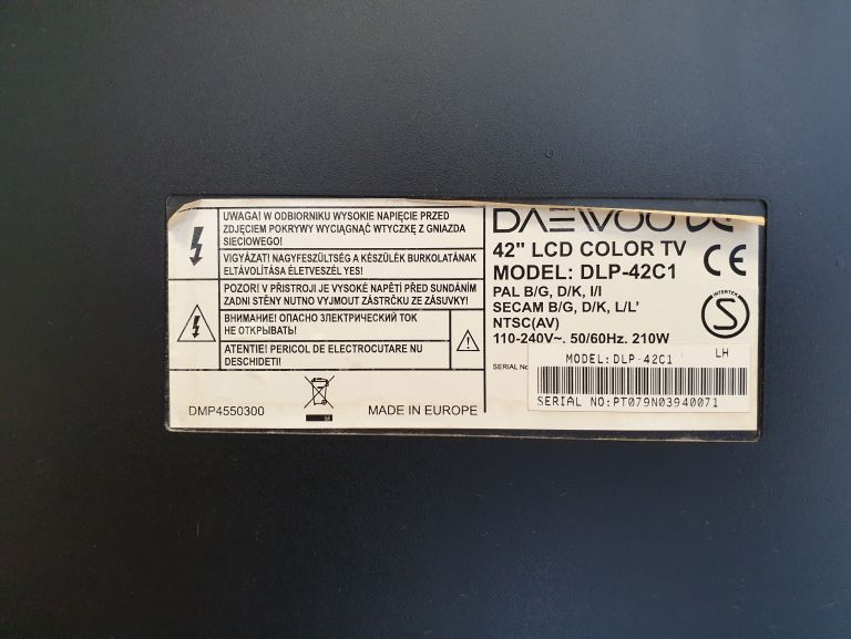 TELEWIZOR DAEWOO 42" DLP-42C1