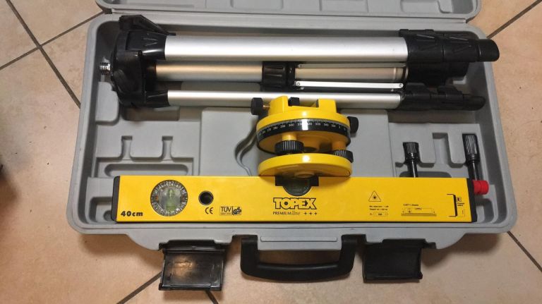 POZIOMICA LASEROWA TOPEX 88901 KPL.