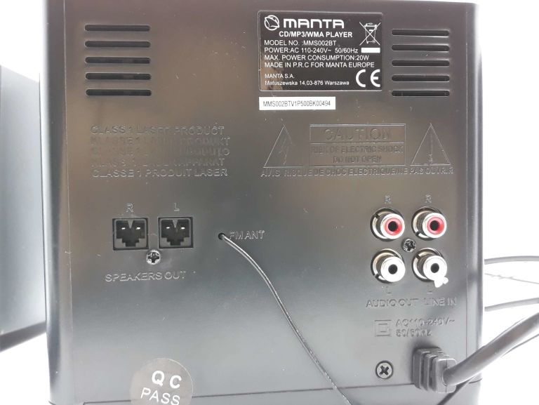 WIEŻA MANTA MMS002BT VIVACE