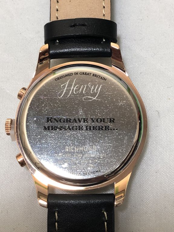 ZEGAREK HENRY LONDON RICHMOND CHRONOGRAPH