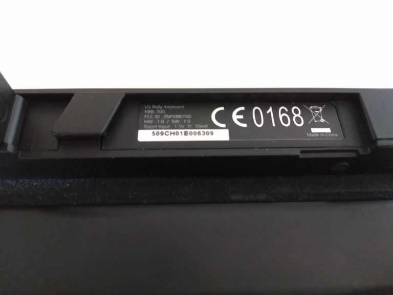 KLAWIATURA BLUETOOTH LG ROLLY BLACK 700