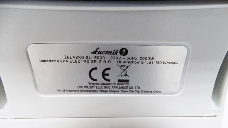 ŻELAZKO ŁUCZNIK SLI-5900