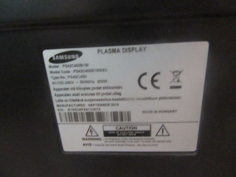 TV SAMSUNG PS42C450