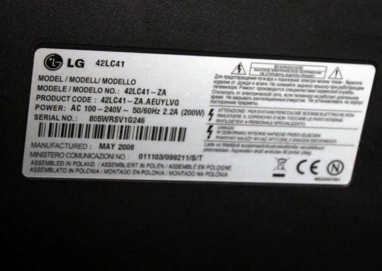 TELEWIZOR LG 42LC41 TV 42 CALE + PILOT