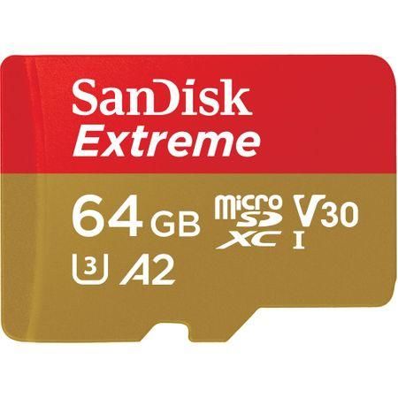 KARTA SANDISK EXTREME PLUS 64GB V30 A2 U3 170MB/S