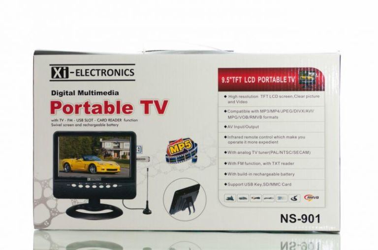 MINI TV / ELEKTONICZNA RAMKA PORTABLE TV NS-901