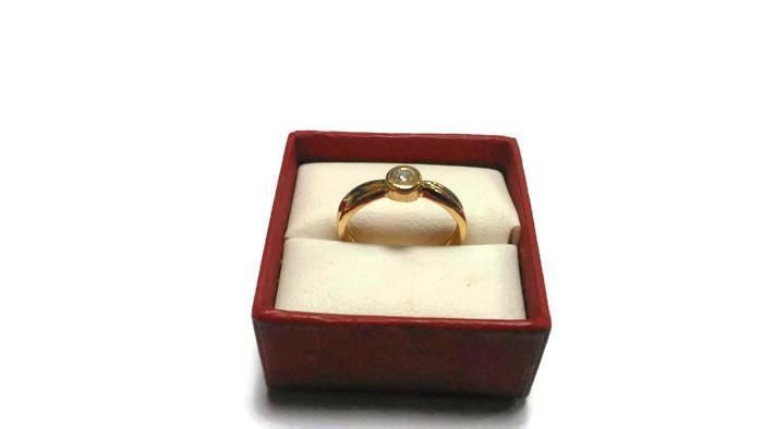 tanio-zloty-pierscionek-pr585-r16-stan-uzywany