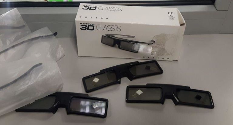 OKULARY ACTIVE 3D GLASSES 3 SZT +PUD POLECAM !