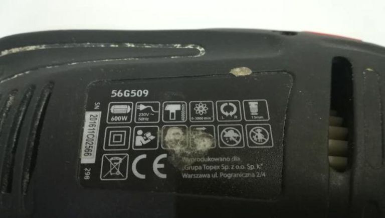 WIERTARKA TOPEX 56G509 600W