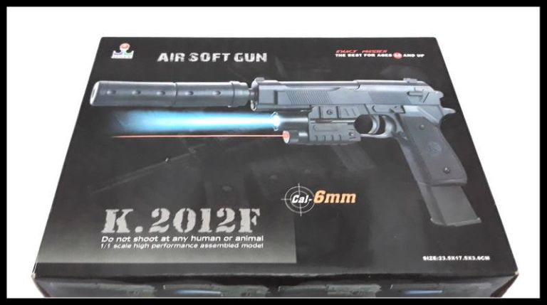 PISTOLET  AIR SOFT GUN K.2012F