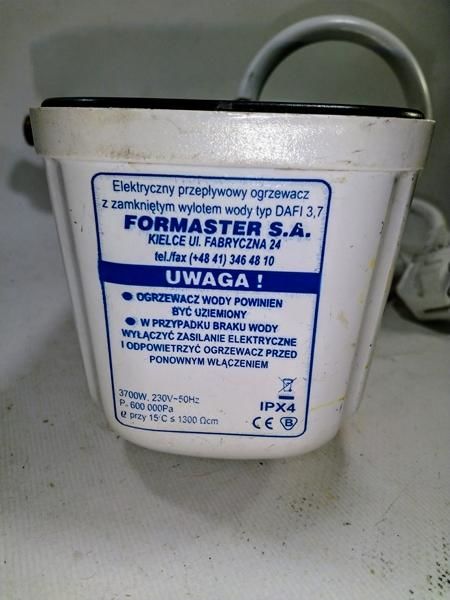 FORMASTER OGRZEWACZ BIAŁY
