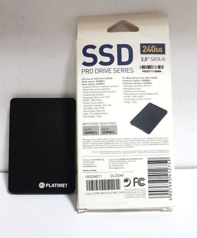 DYSK WEWNĘTRZNY SSD PLATINET 240GB