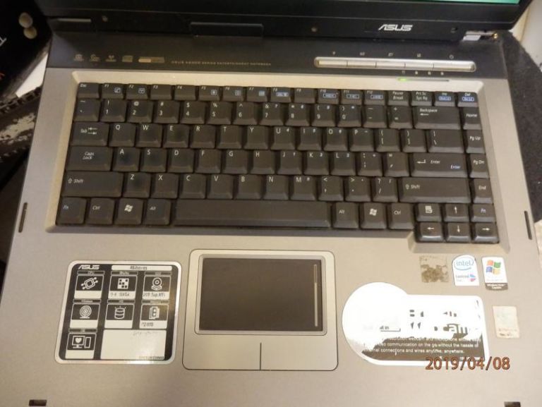 LAPTOP ASUS A6000 BRAK ZASILACZA