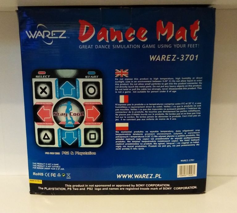 DANCE MAT DO PS2 - MATA DO TAŃCZENIA