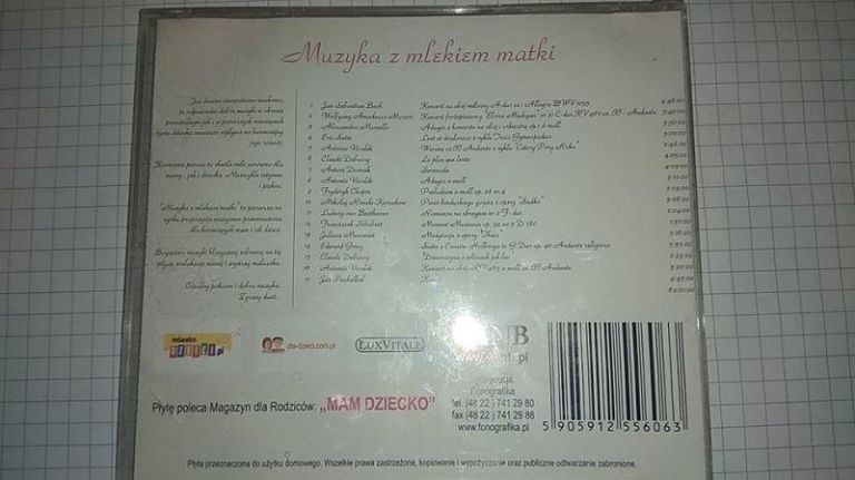 PŁYTA CD MUZYKA DLA DZIECI X3