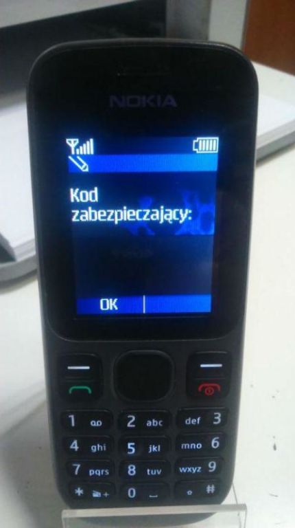 NOKIA 100-KOD ZABEZPIECZAJĄCY