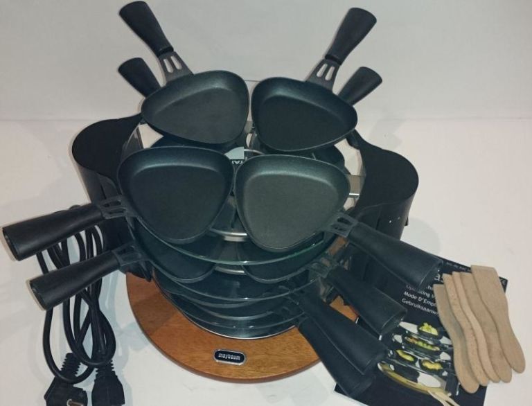 GRILL ELEKTRYCZNY MAYBAUM RAC 500 LAVAS STAN IGŁA