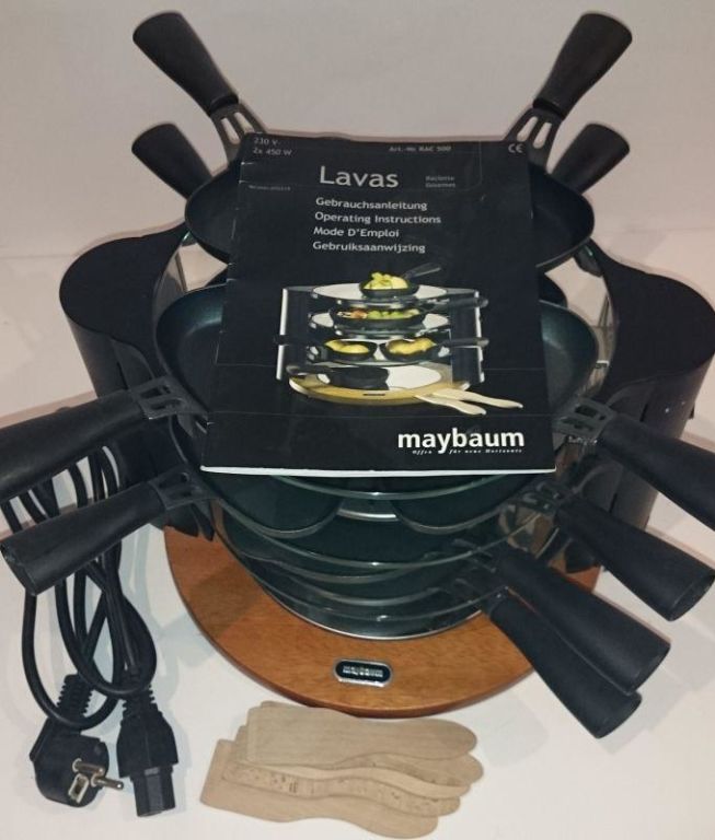 GRILL ELEKTRYCZNY MAYBAUM RAC 500 LAVAS STAN IGŁA