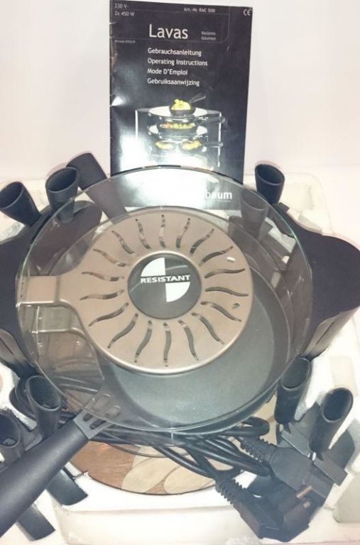 GRILL ELEKTRYCZNY MAYBAUM RAC 500 LAVAS STAN IGŁA