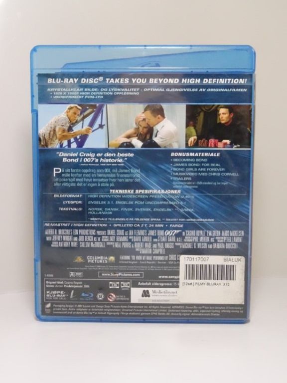 FILM BLU-RAY CASINO ROYALE 007