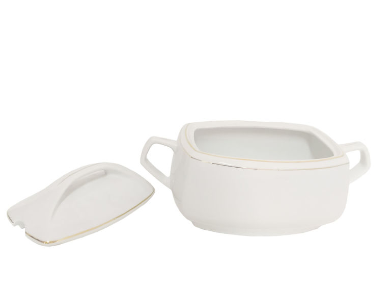 SERWIS ZESTAW OBIADOWY 6 OS ĆMIELÓW PORCELANA
