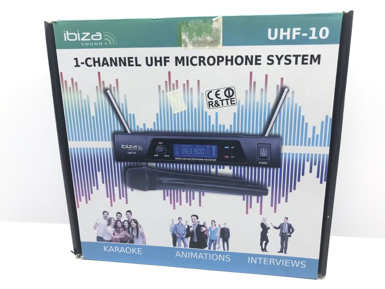 MIKROFON BEZPRZEWODOWY IBIZA UHF-10
