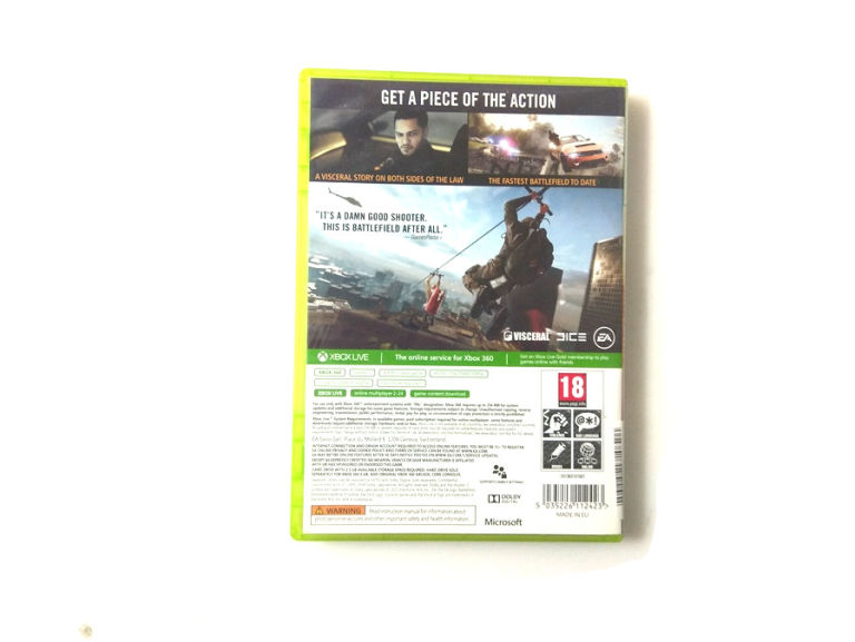 BATTLEFIELD HARDLINE XBOX 360