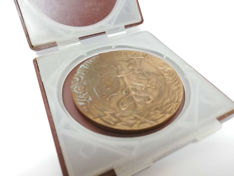 MEDAL PLAKIETA 700LAT ZĄBKOWIC ŚLĄSKICH 1287-1987